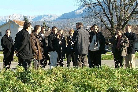 Dominique Dord a la Zac des bords du Lac Aix les Bains