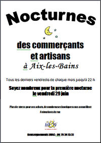 nocturnes aix les bains