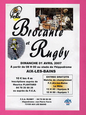brocante rugby fca