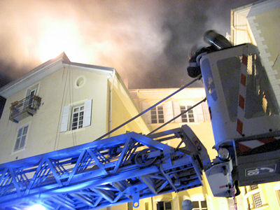 Photos exercice securite incendie centre ancien chambery