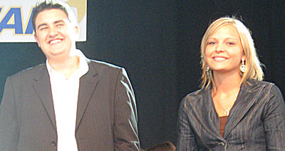 Margaux Sabras et Gregory Morant