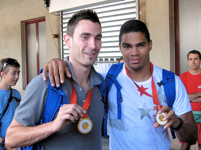 Daniel Narcisse et Cédric Paty medailles or olympiques