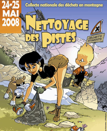 nettoyage des pistes de ski