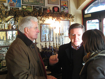 Michel Barnier et Xavier Dullin