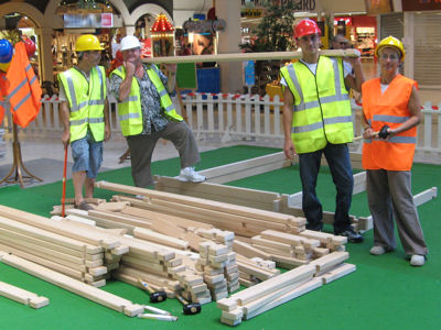 chantier maison bois