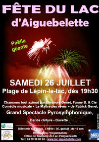 fete lac aiguebelette