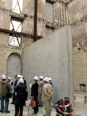 Renovation de l'Hotel International Aix les Bains, le chantier vu de l'interieur