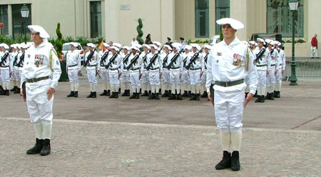 Passation de commandement au 13eme BCA