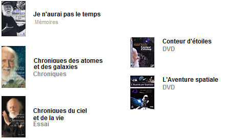 livres dvd hubert reeves