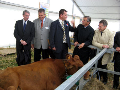 Inauguration de la Foire de Savoie : agriculture, tramway, Val d'Isre 2009 et Phare