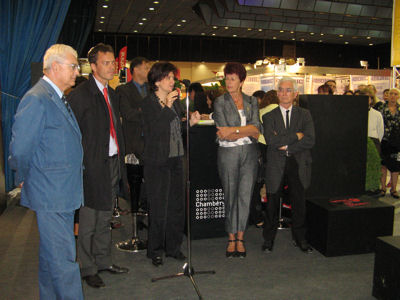 Les Halles et le Phare en prsentation sur les stands de Chambry et Chambry Mtropole