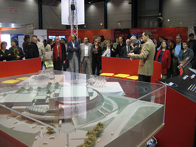 Les Halles et le Phare en prsentation sur les stands de Chambry et Chambry Mtropole