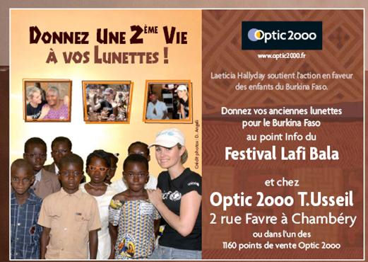 laeticia halliday milite pour les enfants du Burkina Faso