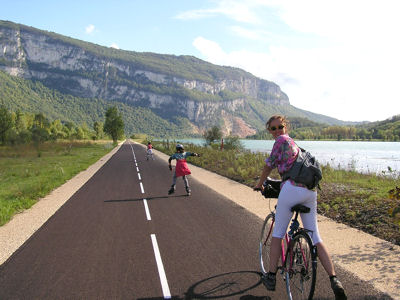 veloroute bord du rhone