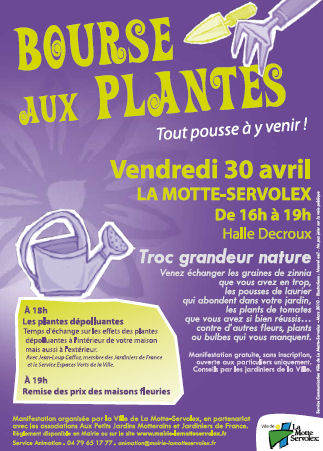 bourse aux plantes