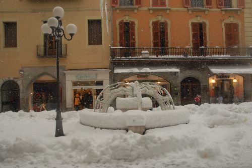 Chute de neige record  Chambry