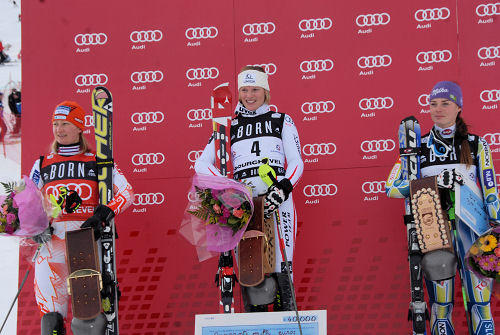 podium coupe du monde ski courchevel