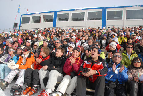 public coupe du monde ski courchevel