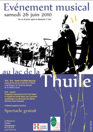 evenement musical lac de la thuile