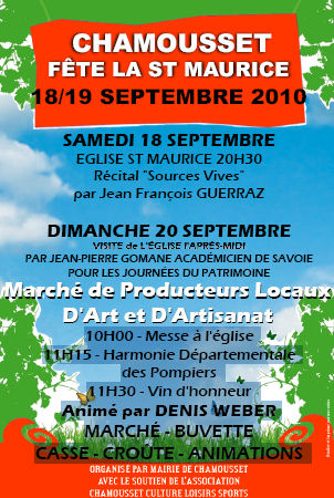 chamousset fete saint maurice