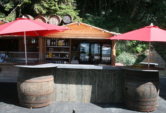 Granges du lac bar extérieur