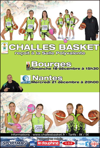 affiche challes basket