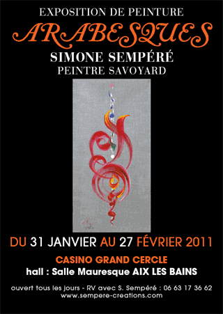 sempere affiche expostion aix les bains