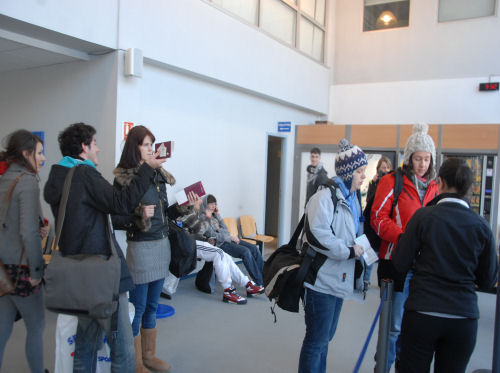 Aéroport Chambéry Aix les Bains arrivée