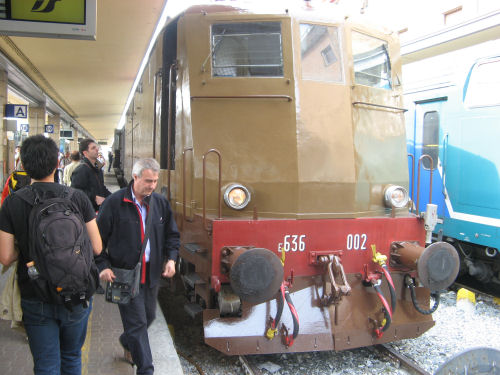 arrivee train historique Turin