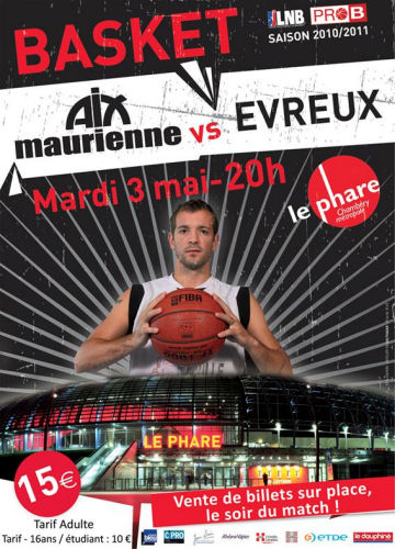 basket aix evreux