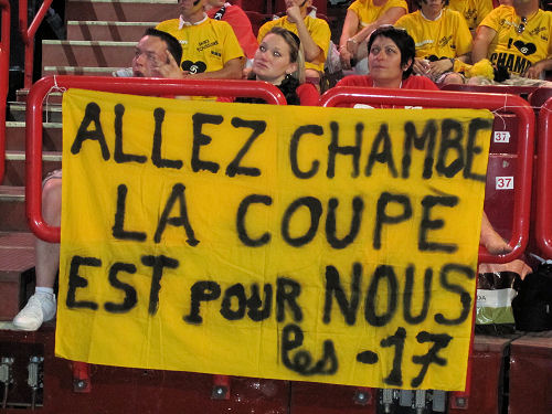 supporters  Chambry Savoie Handball 