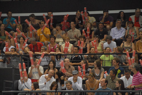 public Volley France-Italie  Chambry