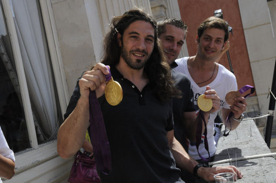 medailles olympiques balcon mairie