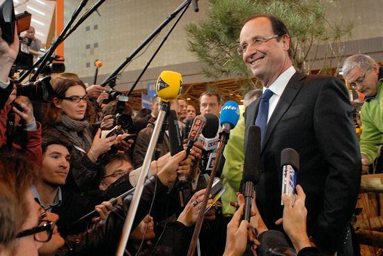 François Hollande au salon de l'Agriculture 