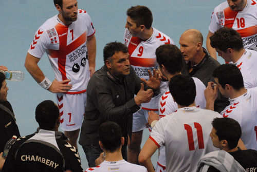 hanball chambery entraineur philippe gardent