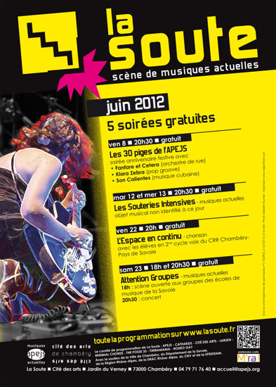 5 soirees soute chambery
