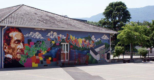 fresque école lamartine