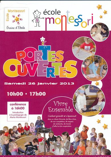 ecole montessori portes ouvertes