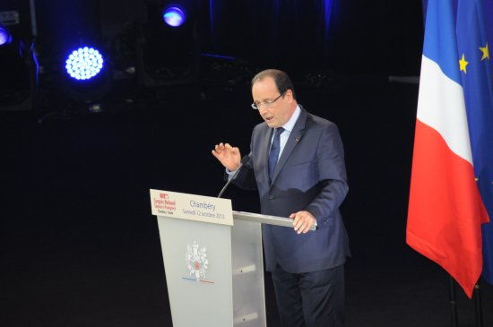 françois hollande congres popier chambery