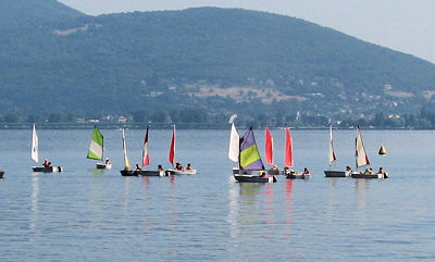 Optimists sur le lac du Bourget