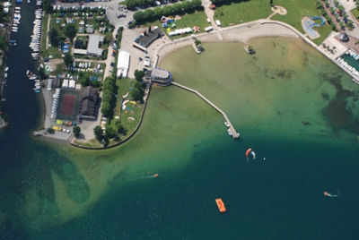 la plage du Bourget du Lac