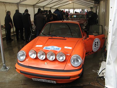 porsche rallye neige et glace