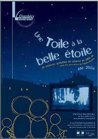 Cine plein air chambery une toile a la belle etoile