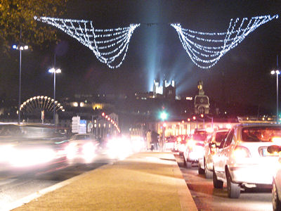 photos de la fete des Lumieres Lyon