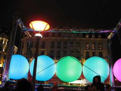 photos de la fete des Lumieres Lyon