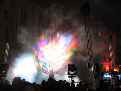 photos de la fete des Lumieres Lyon