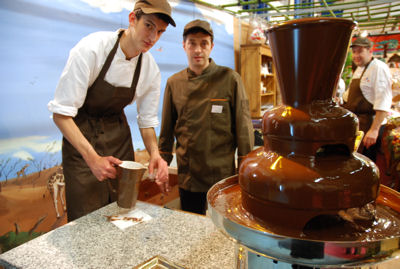 fontaine chocolat