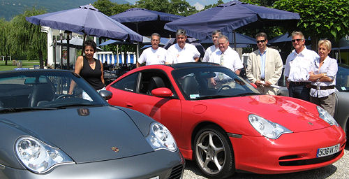 porsche restaurant plage