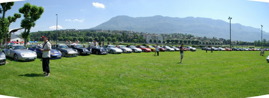 La SavoieCup Rassemblement Porsche en Savoie - cette anne les Porsche investissent l'aroport