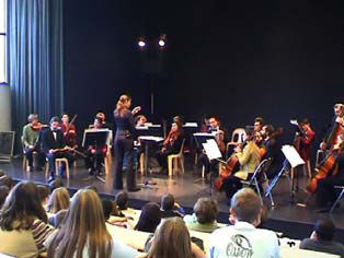 collegiens au concert